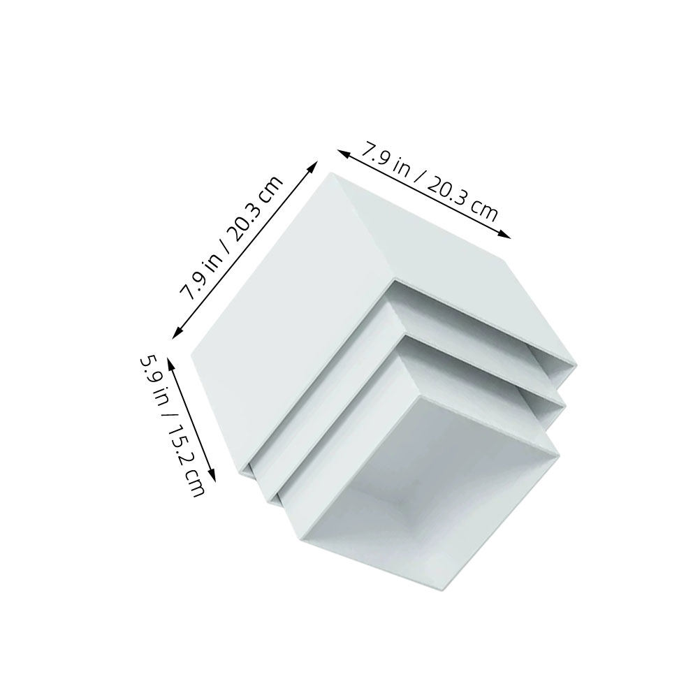 6Pcs White Plastic Desktop Sto - Desk Setup White ulasan dan harga
