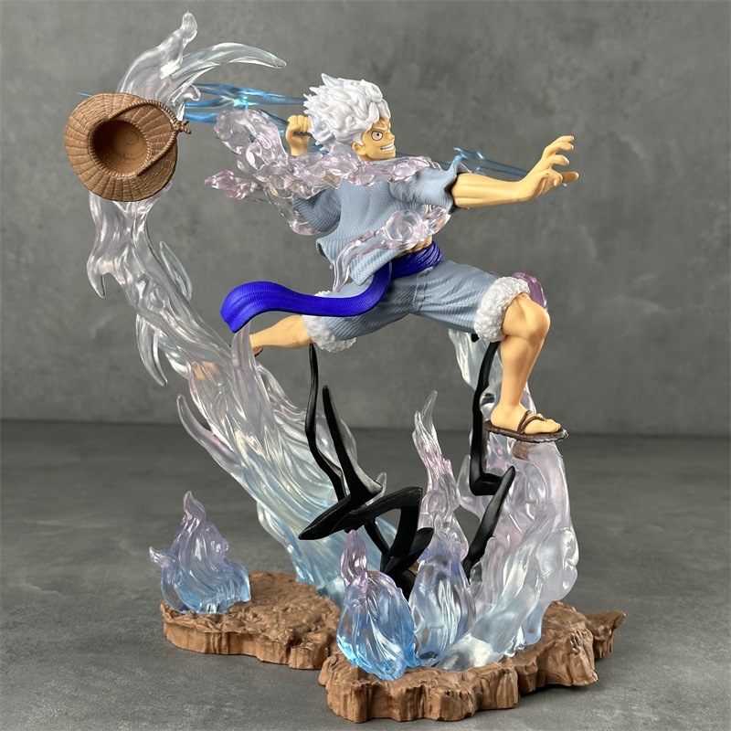 One Piece Luffy Gear 5 Sun God - Desk Setup Gear ulasan dan harga