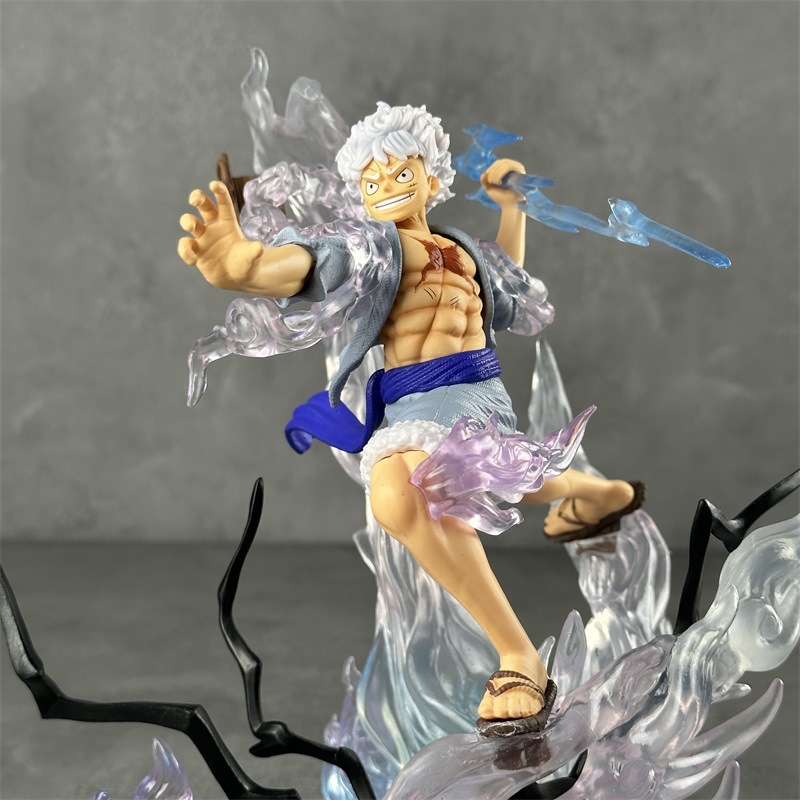 One Piece Luffy Gear 5 Sun God - Desk Setup Gear ulasan dan harga